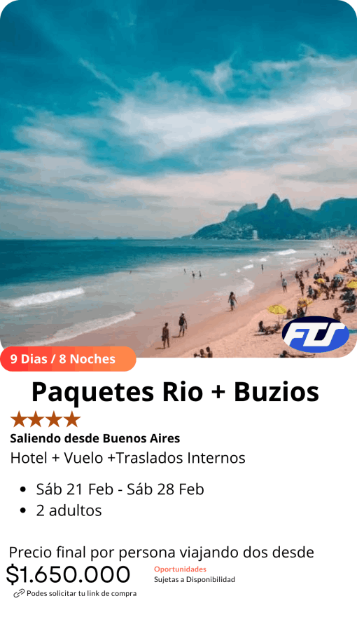 Paquetes Rio de Janeiro