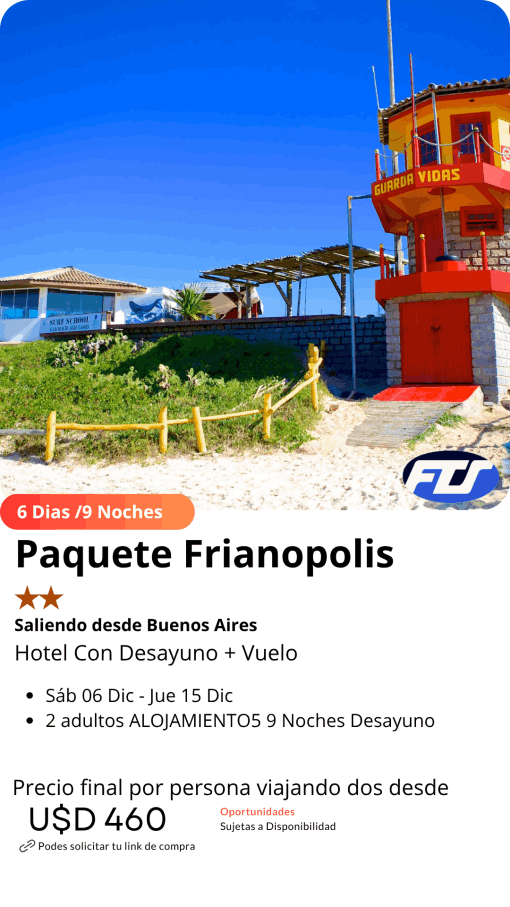 VUELOS A FLORIANOPOLIS